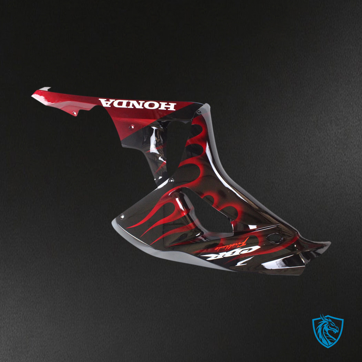 Honda CBR1000RR (2006-2007) Flame Racing Black & Red - Fairing Kit