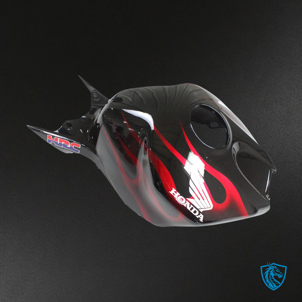 Honda CBR1000RR (2006-2007) Flame Shark Racing Black & Red - Fairing Kit