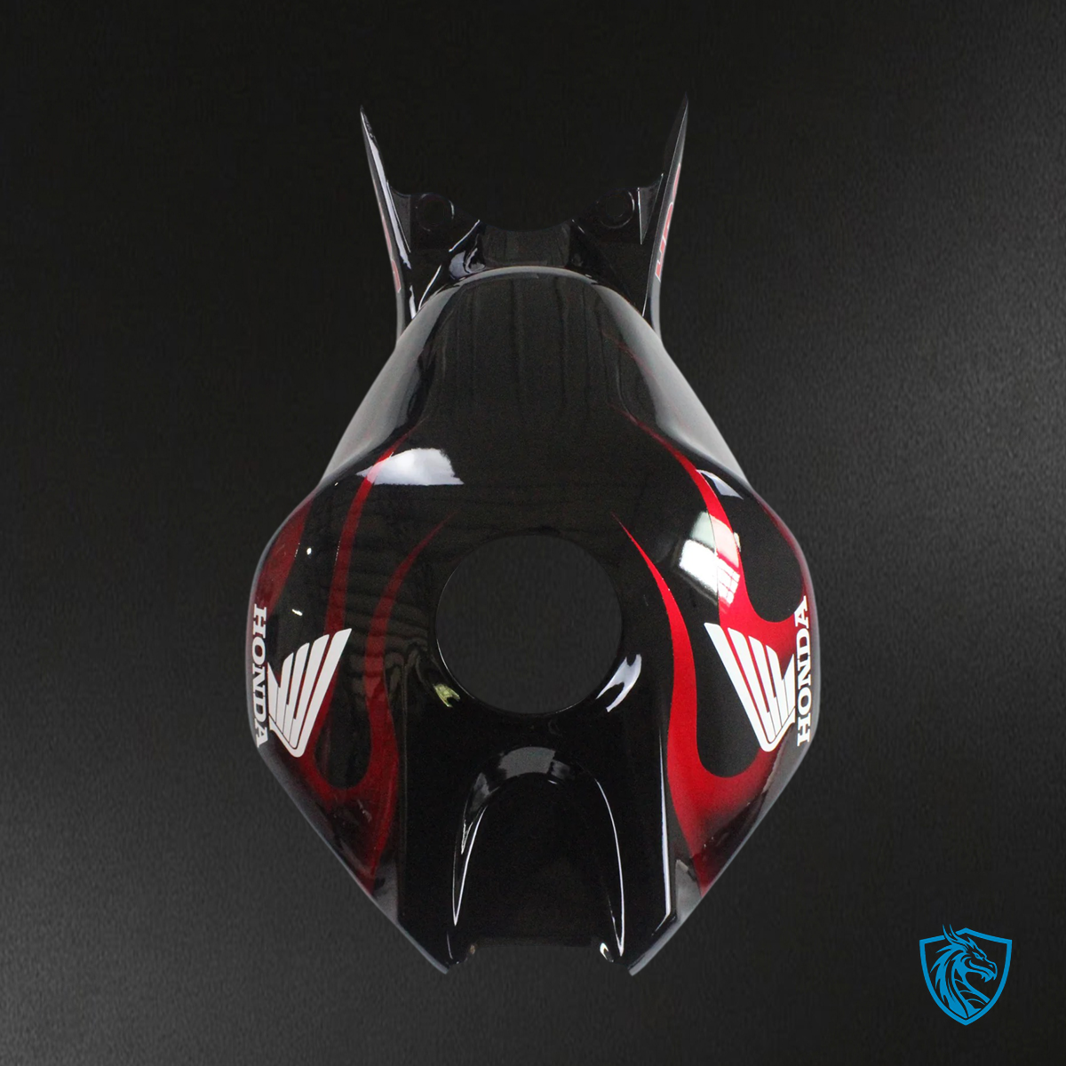 Honda CBR1000RR (2006-2007) Flame Shark Racing Black & Red - Fairing Kit