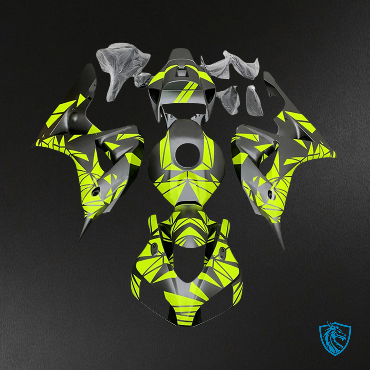 Honda CBR1000RR (2006-2007) Fluorescein - Fairing Kit