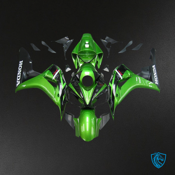 Honda CBR1000RR (2006-2007) Green & Black Racing Generic Fairings Kit | ABS Bodywork