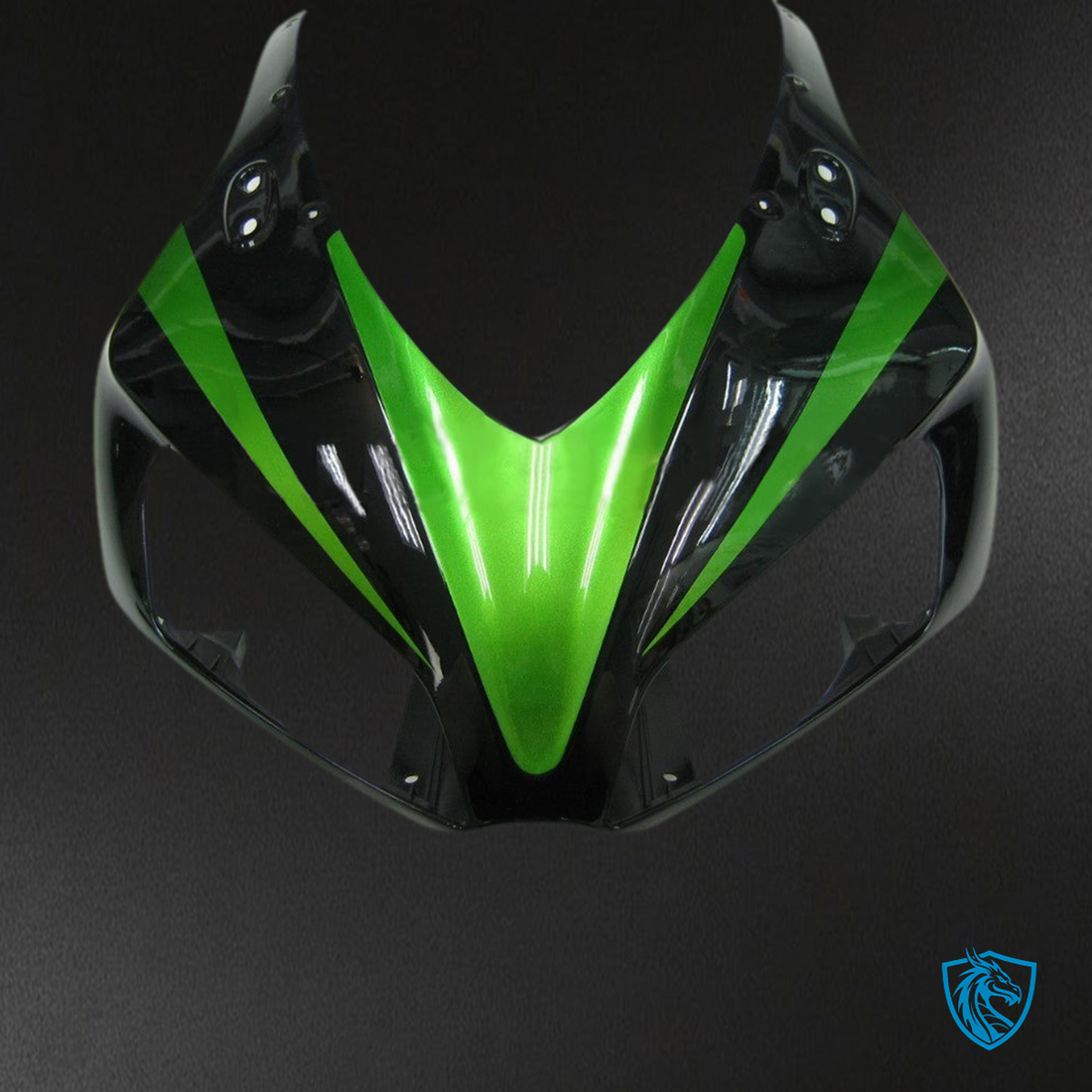Honda CBR1000RR (2006-2007) Green & Black Racing Generic Fairings Kit | ABS Bodywork