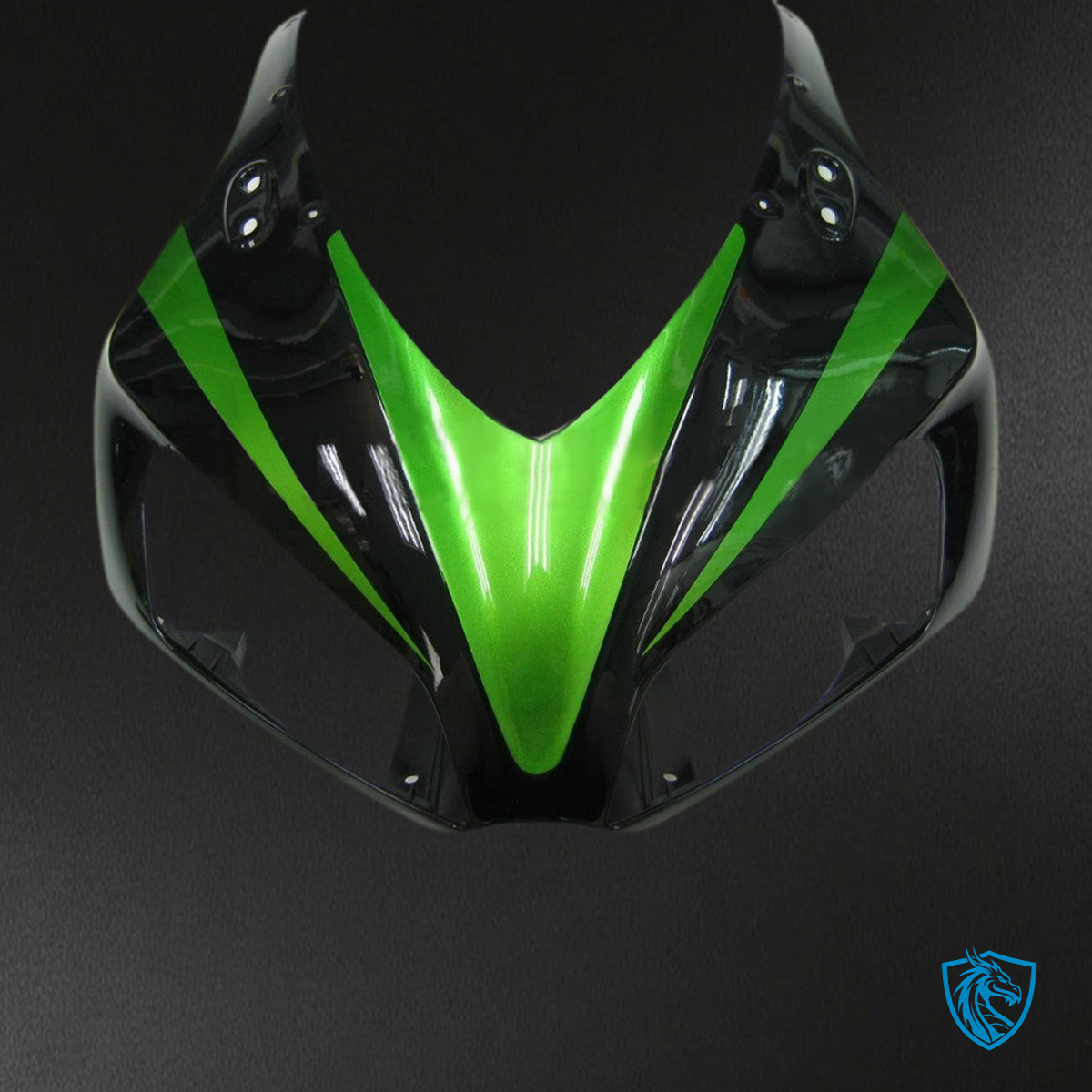 Honda CBR1000RR (2006-2007) Green & Black Racing Generic Fairings Kit | ABS Bodywork