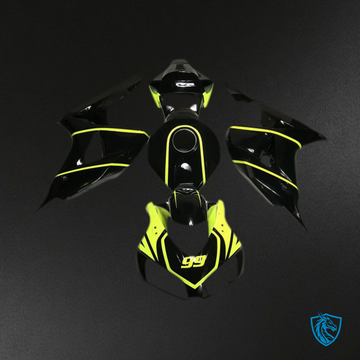 Honda CBR1000RR (2006-2007) Black Cbr Motorcycle - Custom ABS Fairing Kit