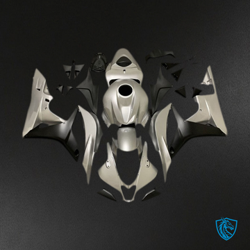 Honda CBR1000RR (2006-2007) Matt Silver & Black Motorcycle Fairings Kit | ABS Bodywork