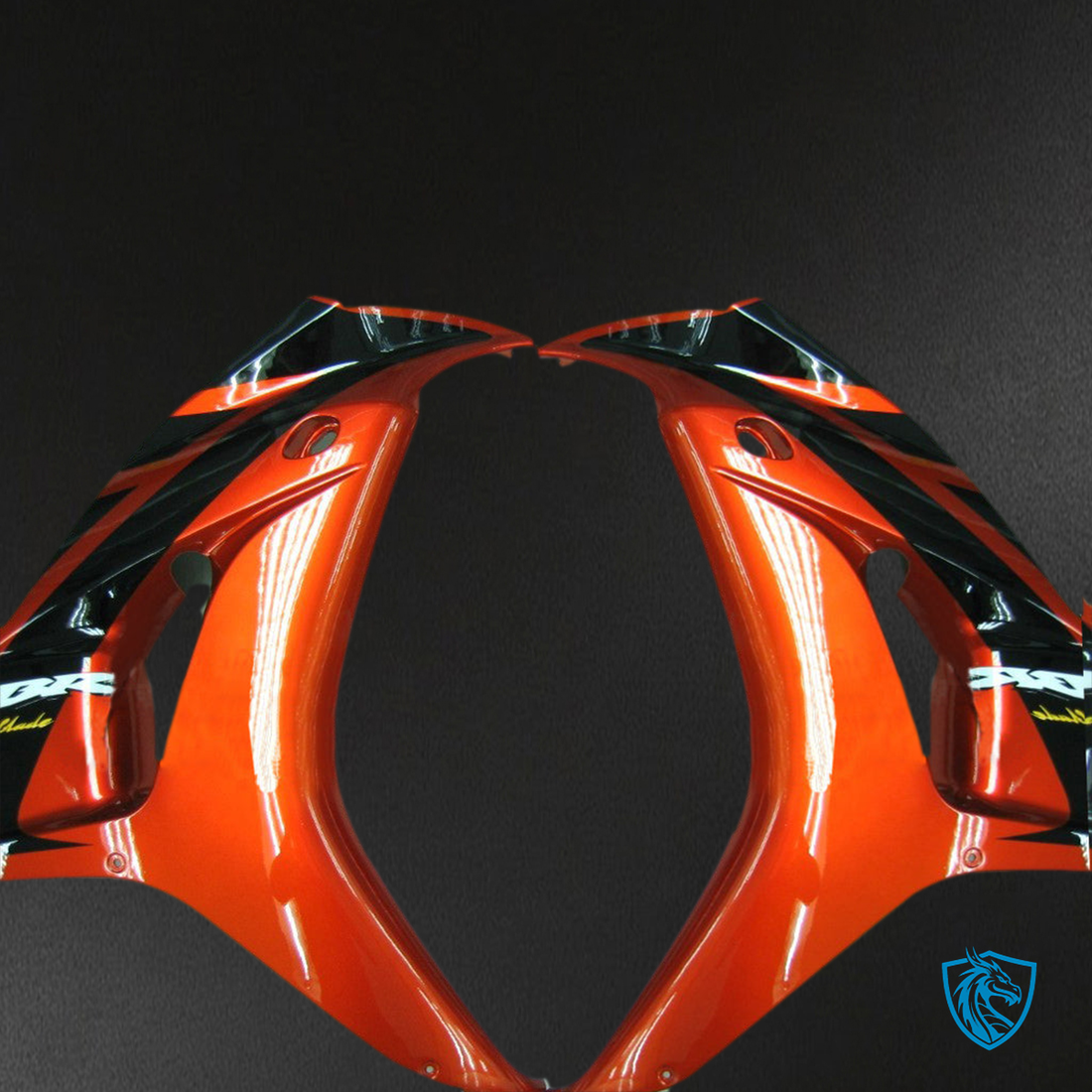 Honda CBR1000RR (2006-2007) Orange Metallic & Black Generic - MERGEment Motorcycle Fairings Kit