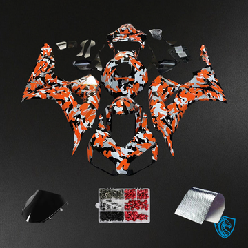 Honda CBR1000RR (2006-2007) Red Camouflage - Fairing Kit
