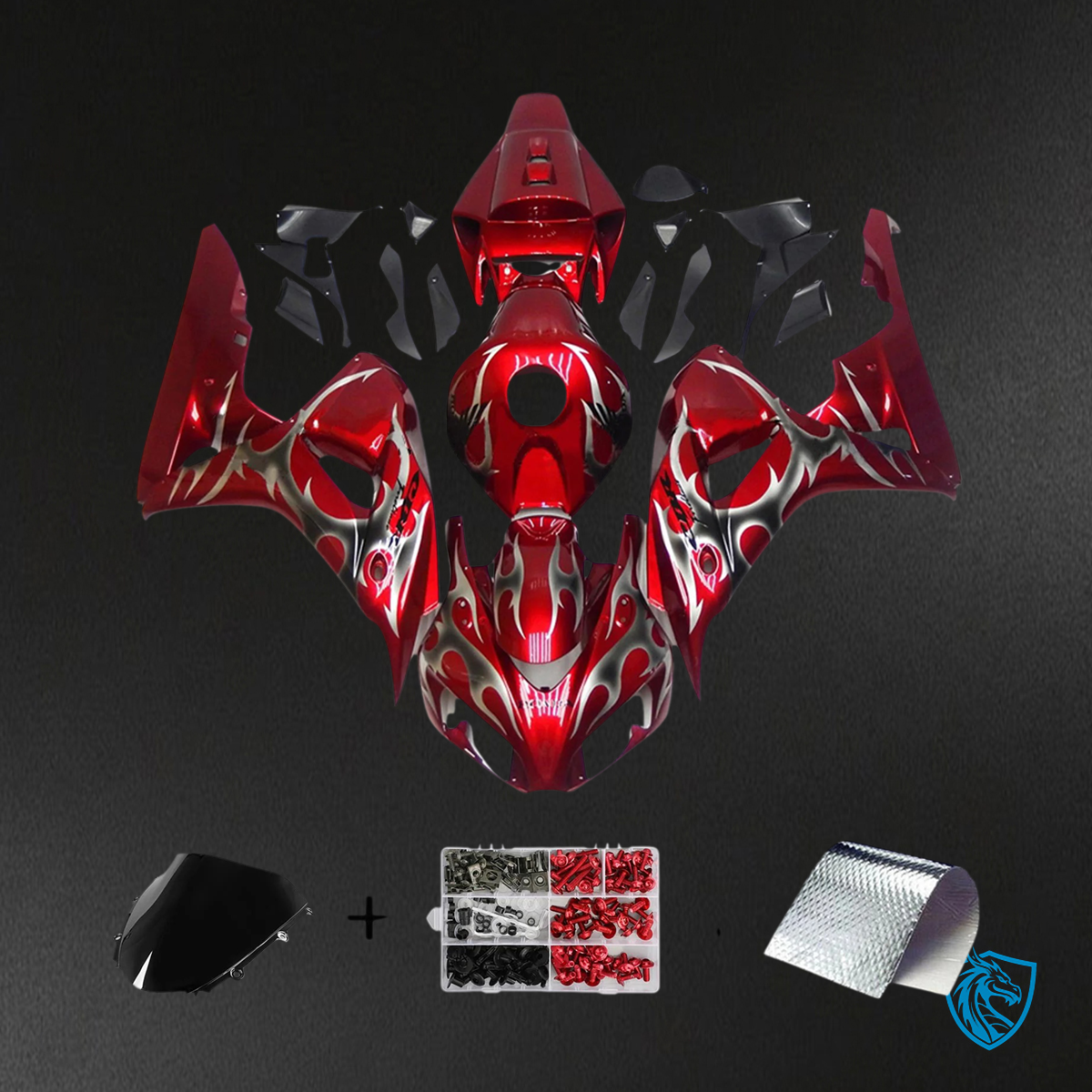 Honda CBR1000RR (2006-2007) Red - Fairing Kit