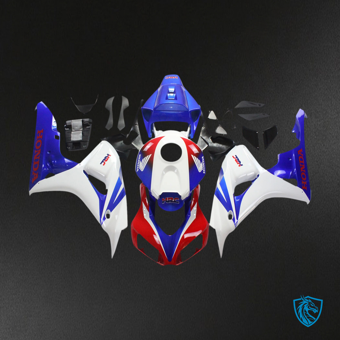 Honda CBR1000RR (2006-2007) Red White & Blue HRC Racing - Fairing Kit