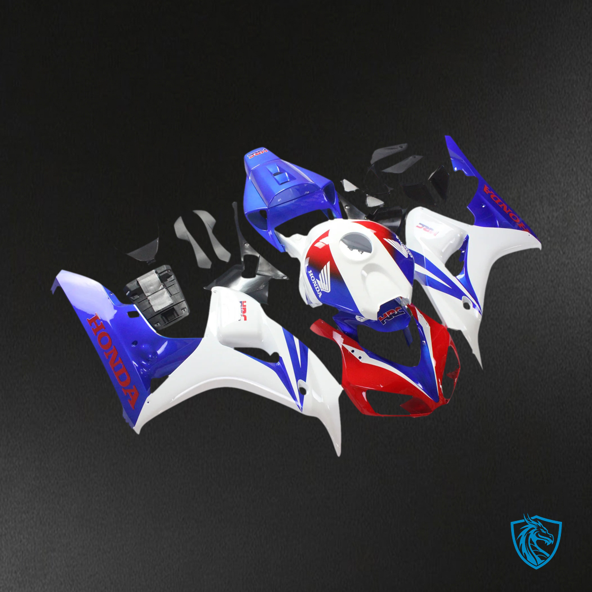 Honda CBR1000RR (2006-2007) Red White & Blue HRC Racing - Fairing Kit