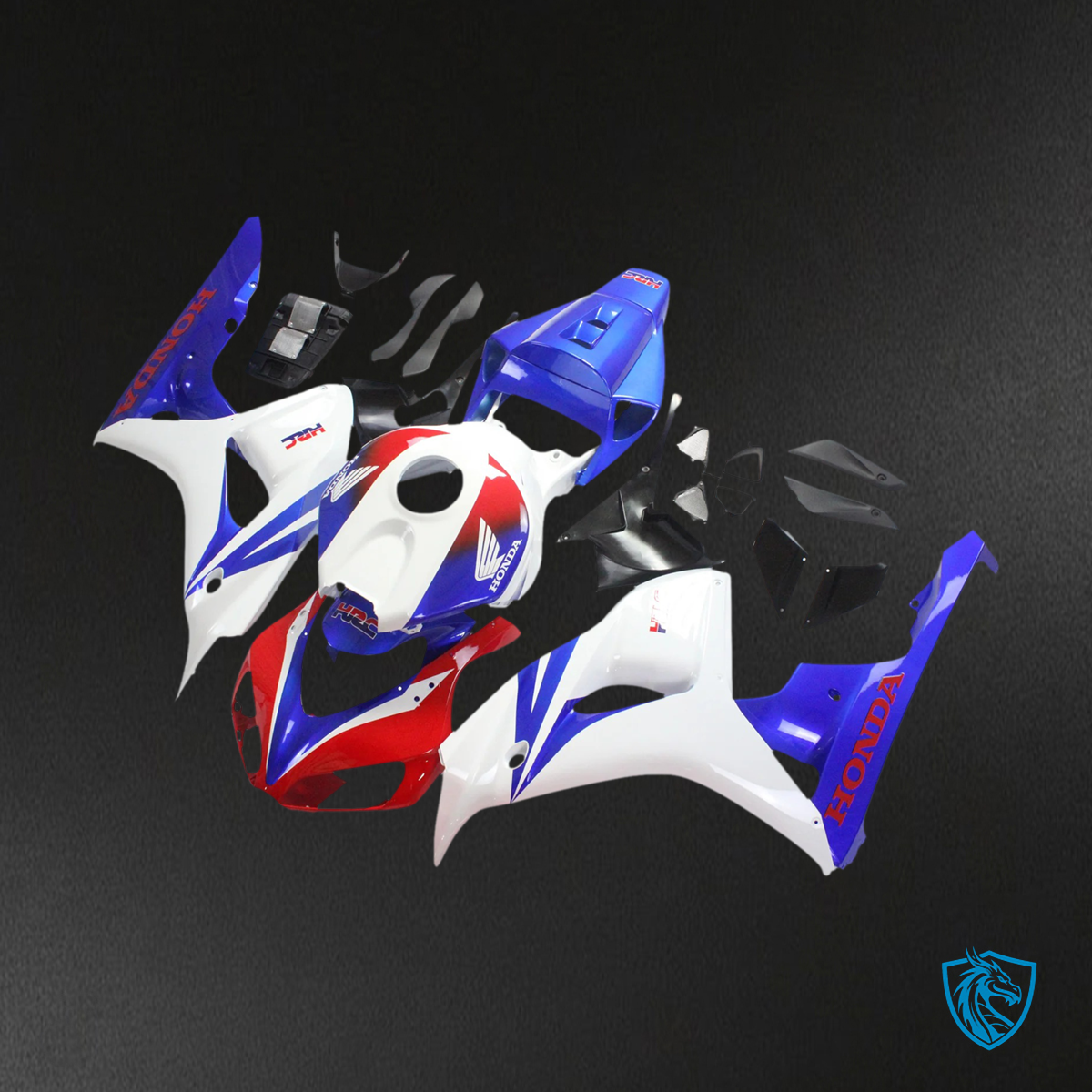 Honda CBR1000RR (2006-2007) Red White & Blue HRC Racing - Fairing Kit