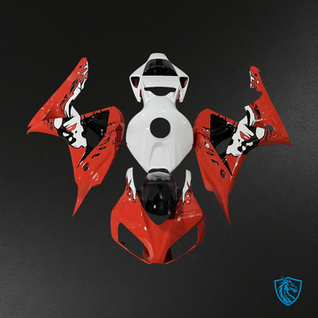Honda CBR1000RR (2006-2007) Red & White - Fairing Kit