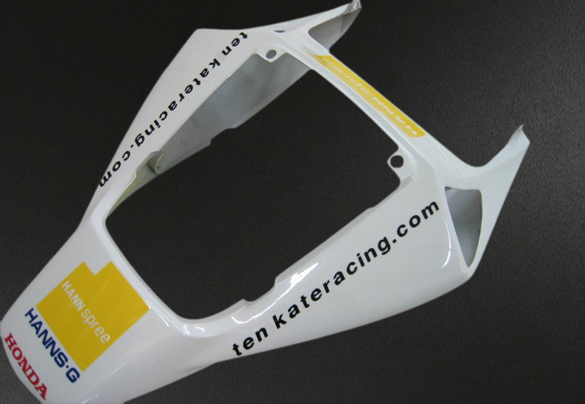 Honda CBR1000RR (2006-2007) White No. 52 Hannspree Racing Generic - Custom ABS Fairing Kit