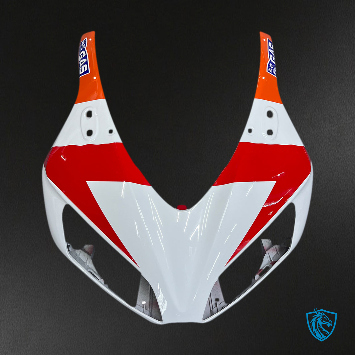 Honda CBR1000RR (2006-2007) White & Orange Repsol Generic Fairings Kit - Aftermarket ABS Bodywork