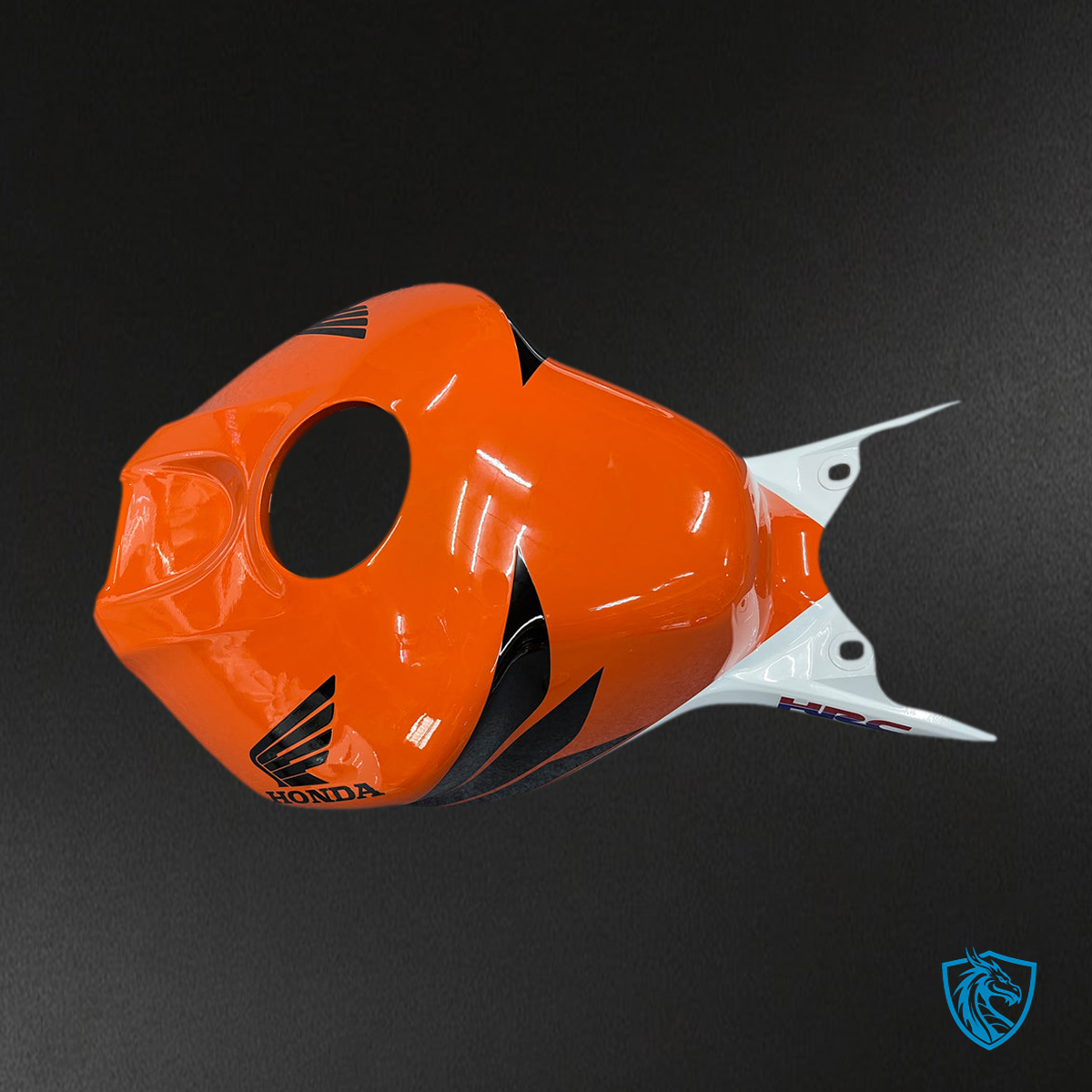 Honda CBR1000RR (2006-2007) White & Orange Repsol Generic Fairings Kit - Aftermarket ABS Bodywork