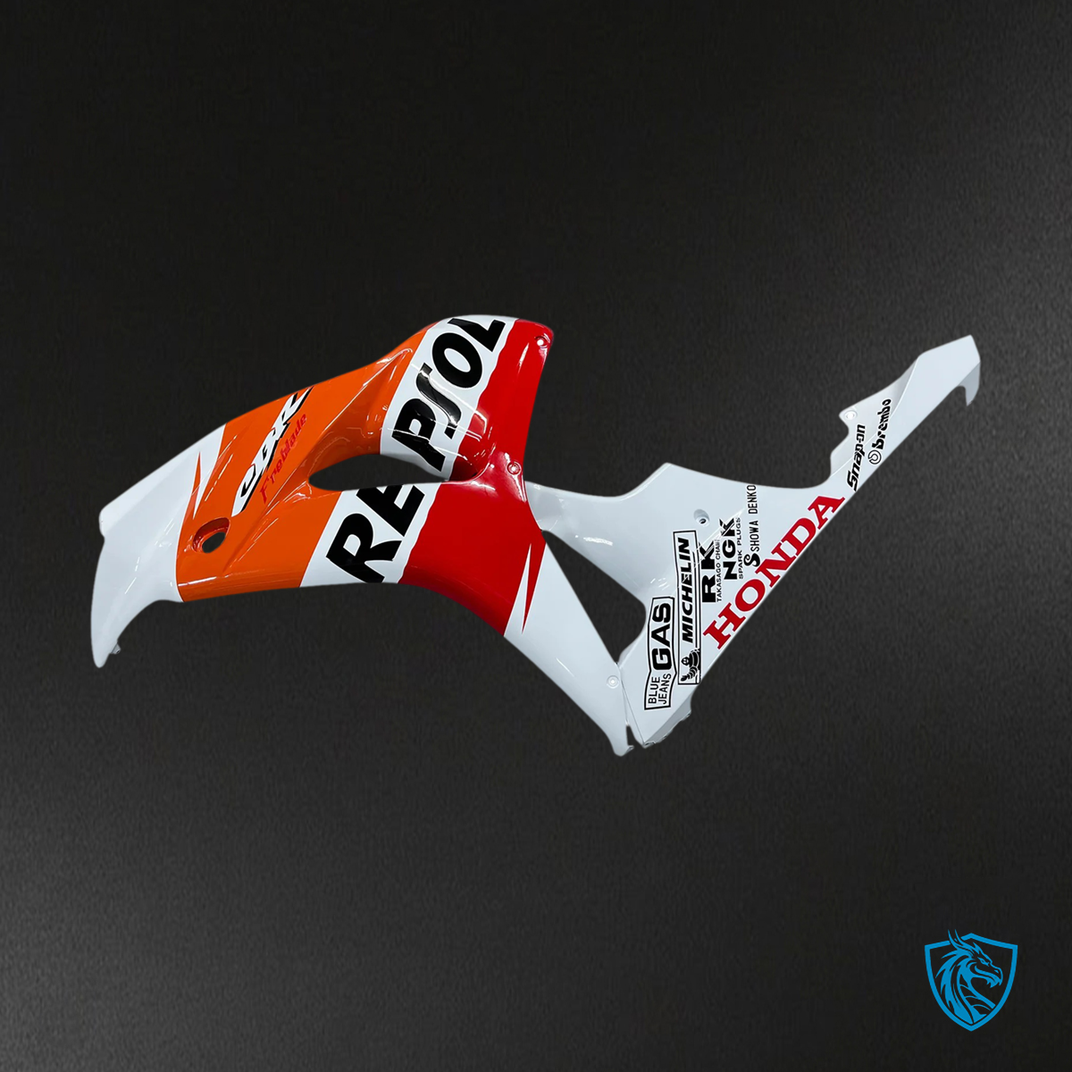 Honda CBR1000RR (2006-2007) White & Orange Repsol Racing - Fairing Kit