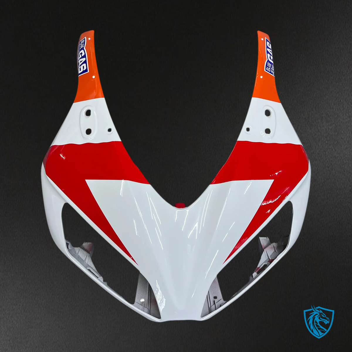 Honda CBR1000RR (2006-2007) White & Orange Repsol Racing - Fairing Kit