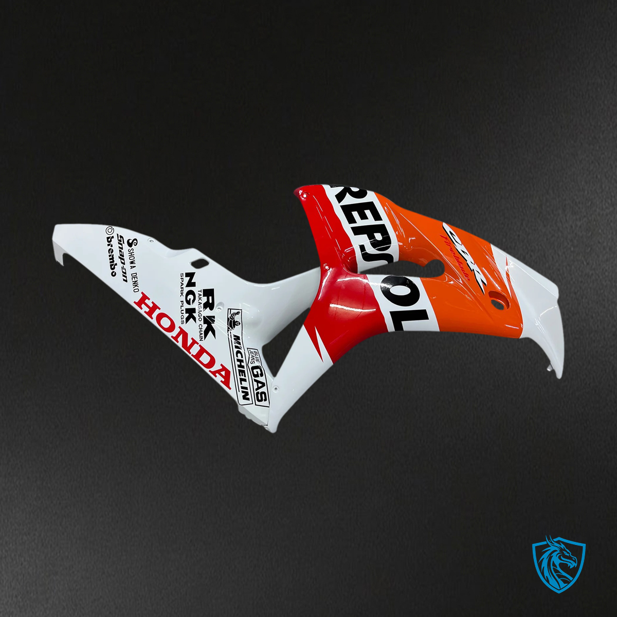 Honda CBR1000RR (2006-2007) White & Orange Repsol Racing - Fairing Kit