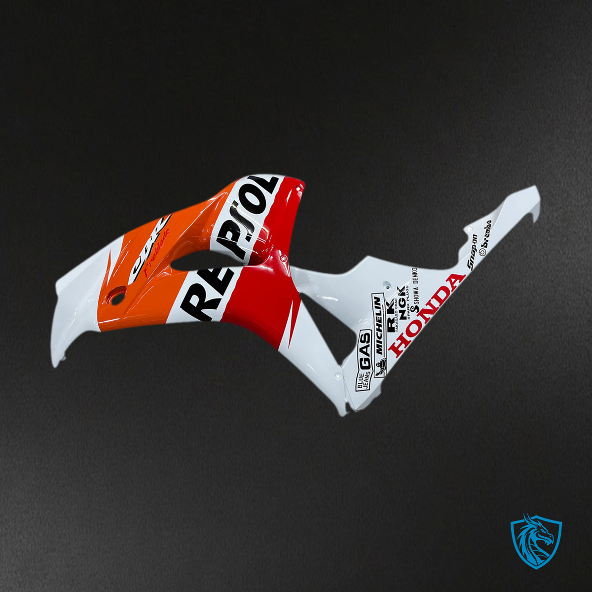 Honda CBR1000RR (2006-2007) White & Orange Repsol - MERGEment Motorcycle Fairings Kit