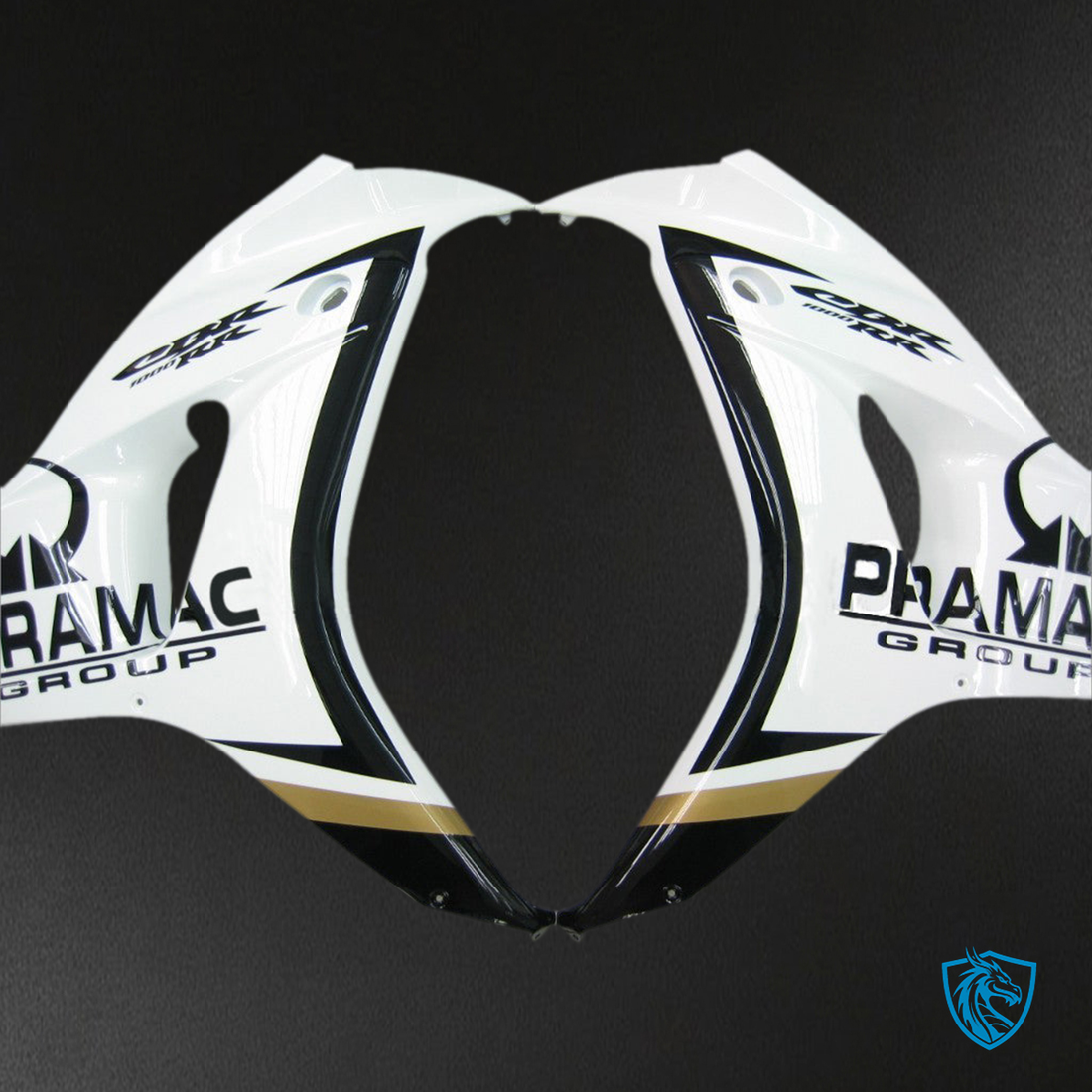 Honda CBR1000RR (2006-2007) White & Black Racing Generic Fairings Kit | ABS Bodywork
