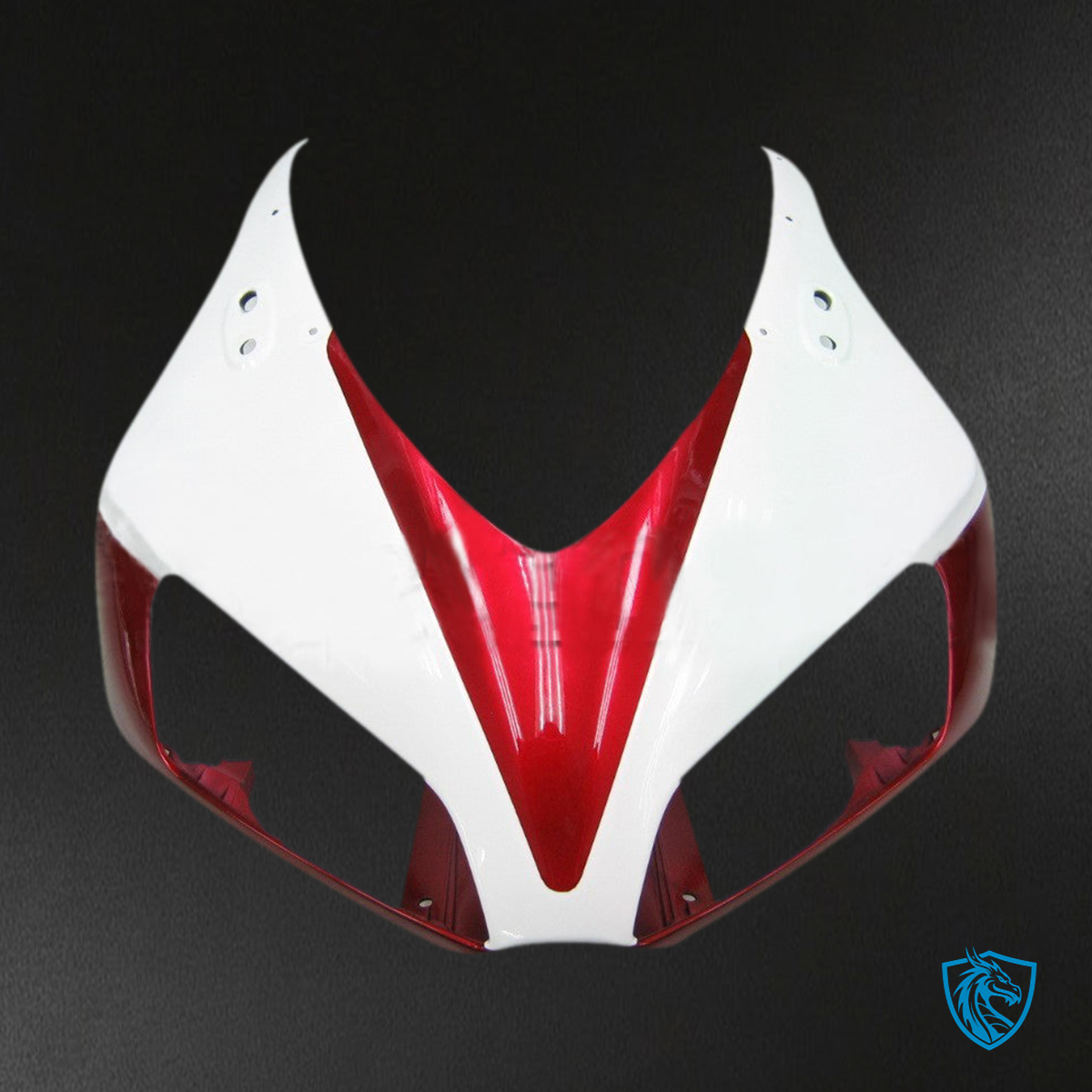 Honda CBR1000RR (2006-2007) White & Cherry Red Fairings Kit - Aftermarket ABS Bodywork