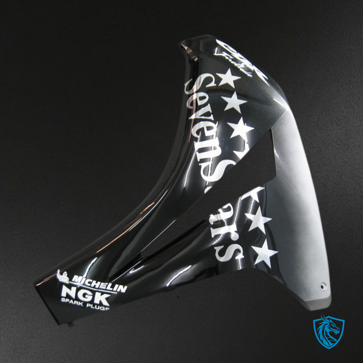 Honda CBR1000RR (2008-2011) Black Seven Stars Racing Generic Fairings Kit | ABS Bodywork