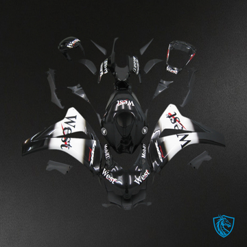 Honda CBR1000RR (2008-2011) Black West Racing Generic Fairings Kit | ABS Bodywork