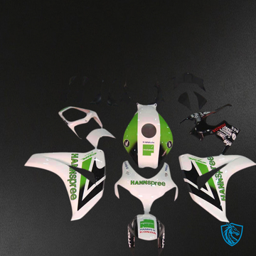 Honda CBR1000RR (2008-2011) Black & White Playboy Generic Fairings Kit | ABS Bodywork