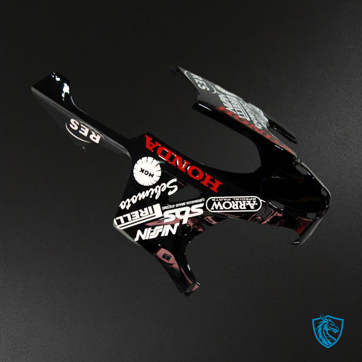 Honda CBR1000RR (2008-2011) Black & White Playboy Generic Fairings Kit | ABS Bodywork
