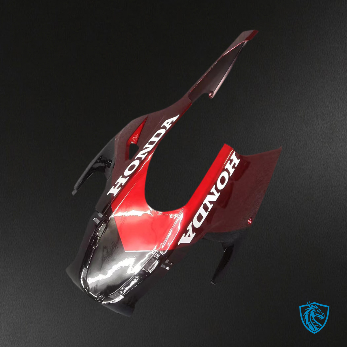Honda CBR1000RR (2008-2011) Black & Cherry Red Flame Generic - Custom ABS Fairing Kit