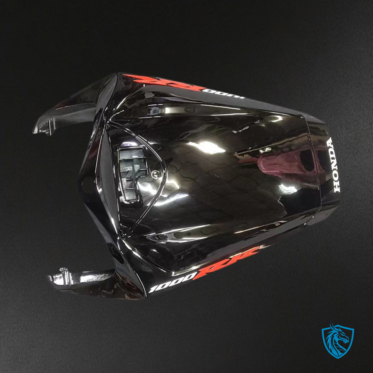 Honda CBR1000RR (2008-2011) Black & Cherry Red Flame Generic - Custom ABS Fairing Kit