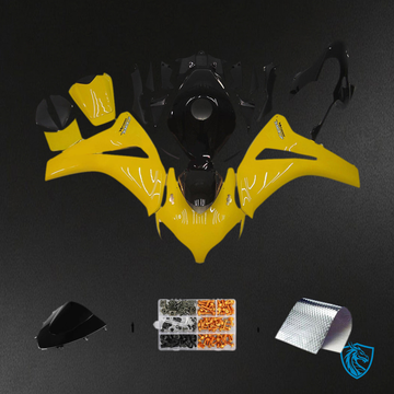 Honda CBR1000RR (2008-2011) Yellow & Black Fairing Kit | ABS Bodywork