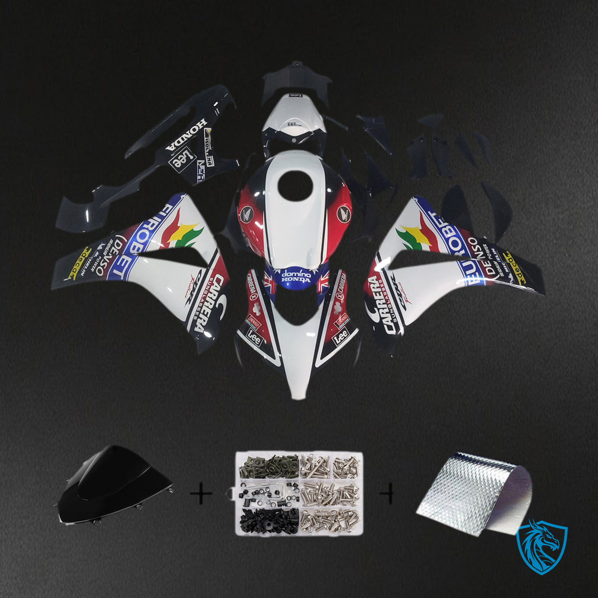 Honda CBR1000RR (2008-2011) MultiColor Eurobet Generic - Custom ABS Fairing Kit