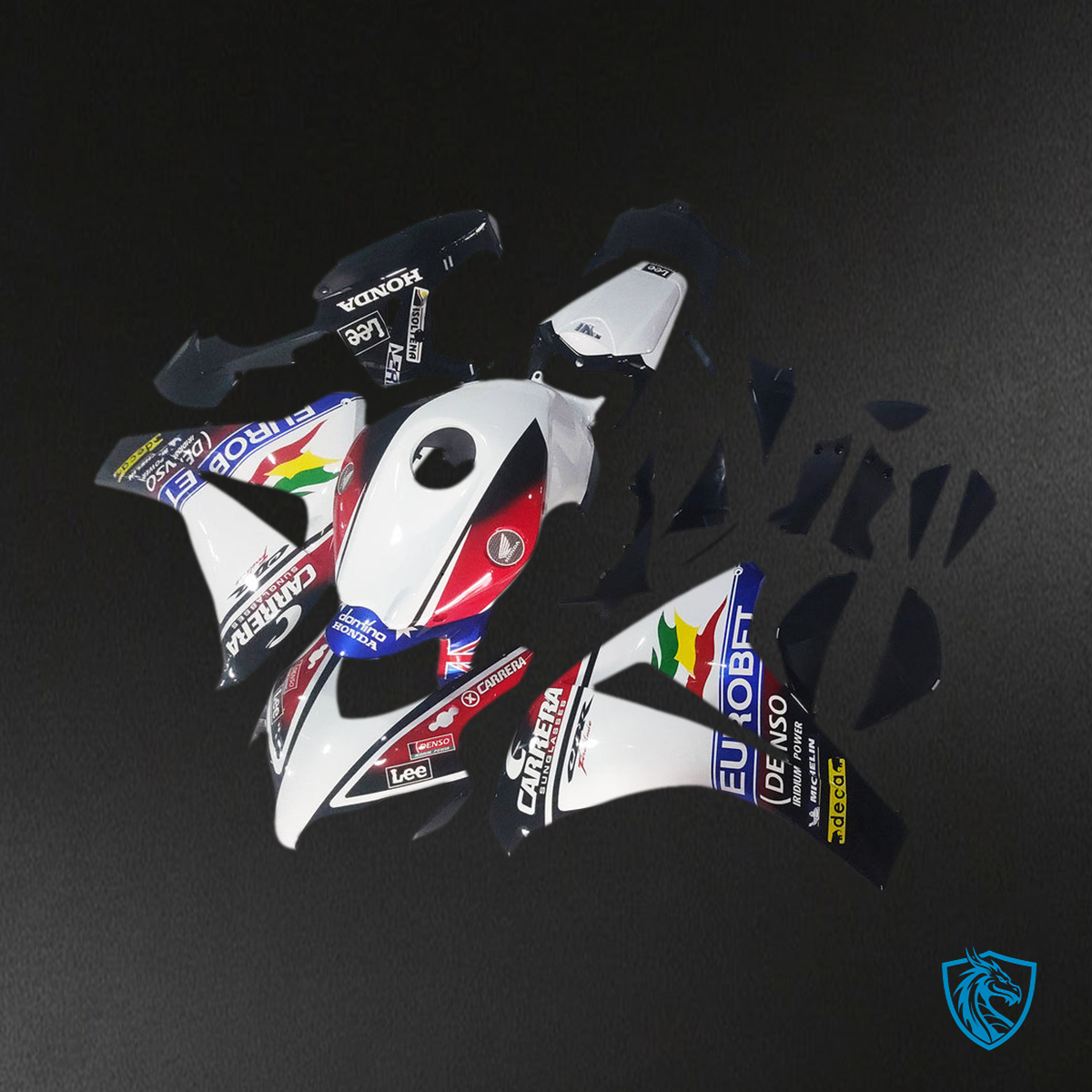Honda CBR1000RR (2008-2011) MultiColor Eurobet Generic - Custom ABS Fairing Kit
