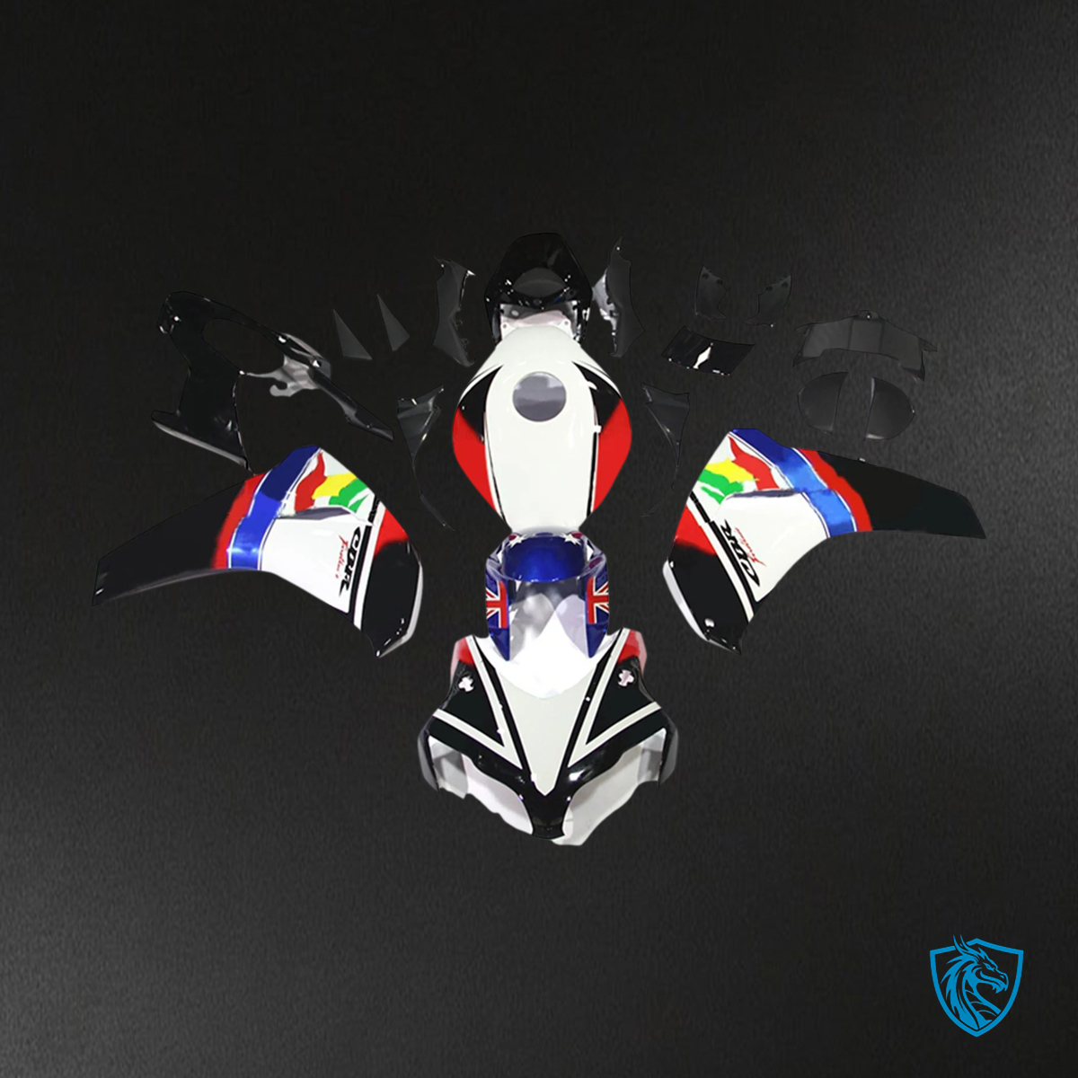 Honda CBR1000RR (2008-2011) Multicolor - Fairing Kit