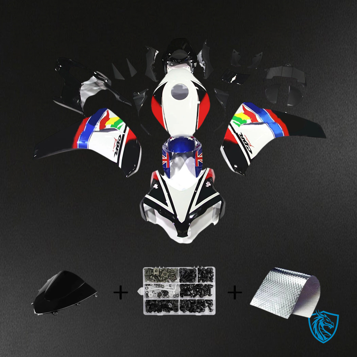 Honda CBR1000RR (2008-2011) Multicolor - Fairing Kit