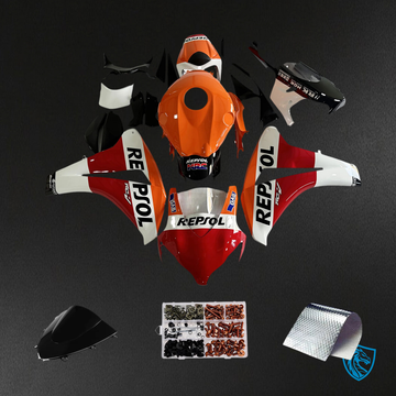 Honda CBR1000RR (2008-2011) Red & Orange Repjol - Fairing Kit