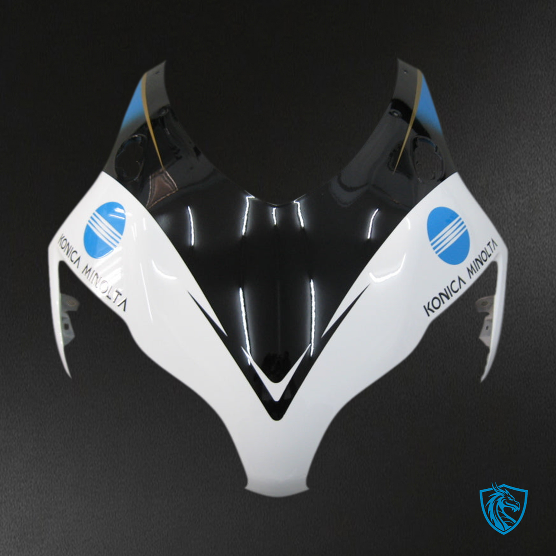 Honda CBR1000RR (2008-2011) White & Black Konica Minolta - MERGEment Motorcycle Fairings Kit