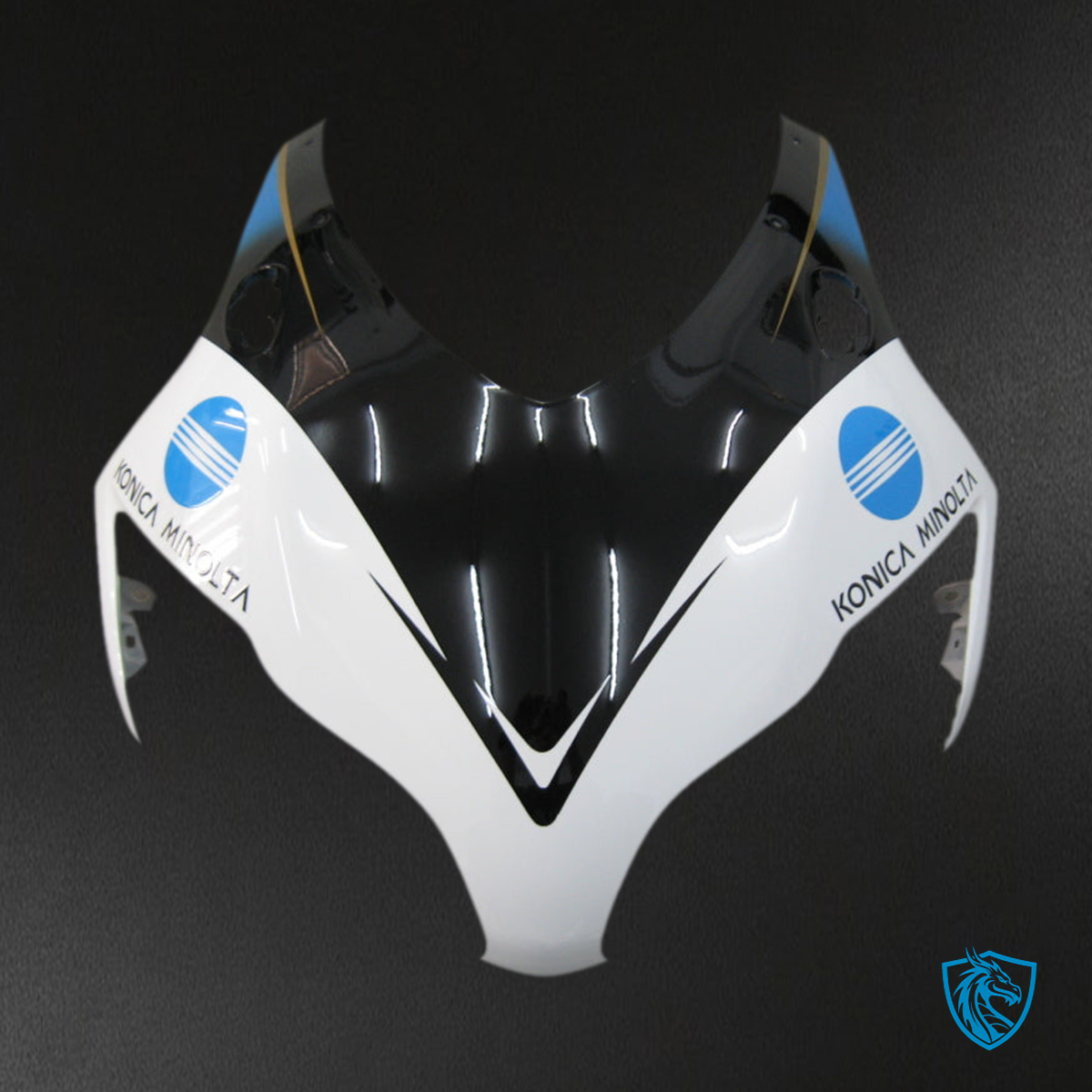 Honda CBR1000RR (2008-2011) White & Black Konica Minolta - MERGEment Motorcycle Fairings Kit
