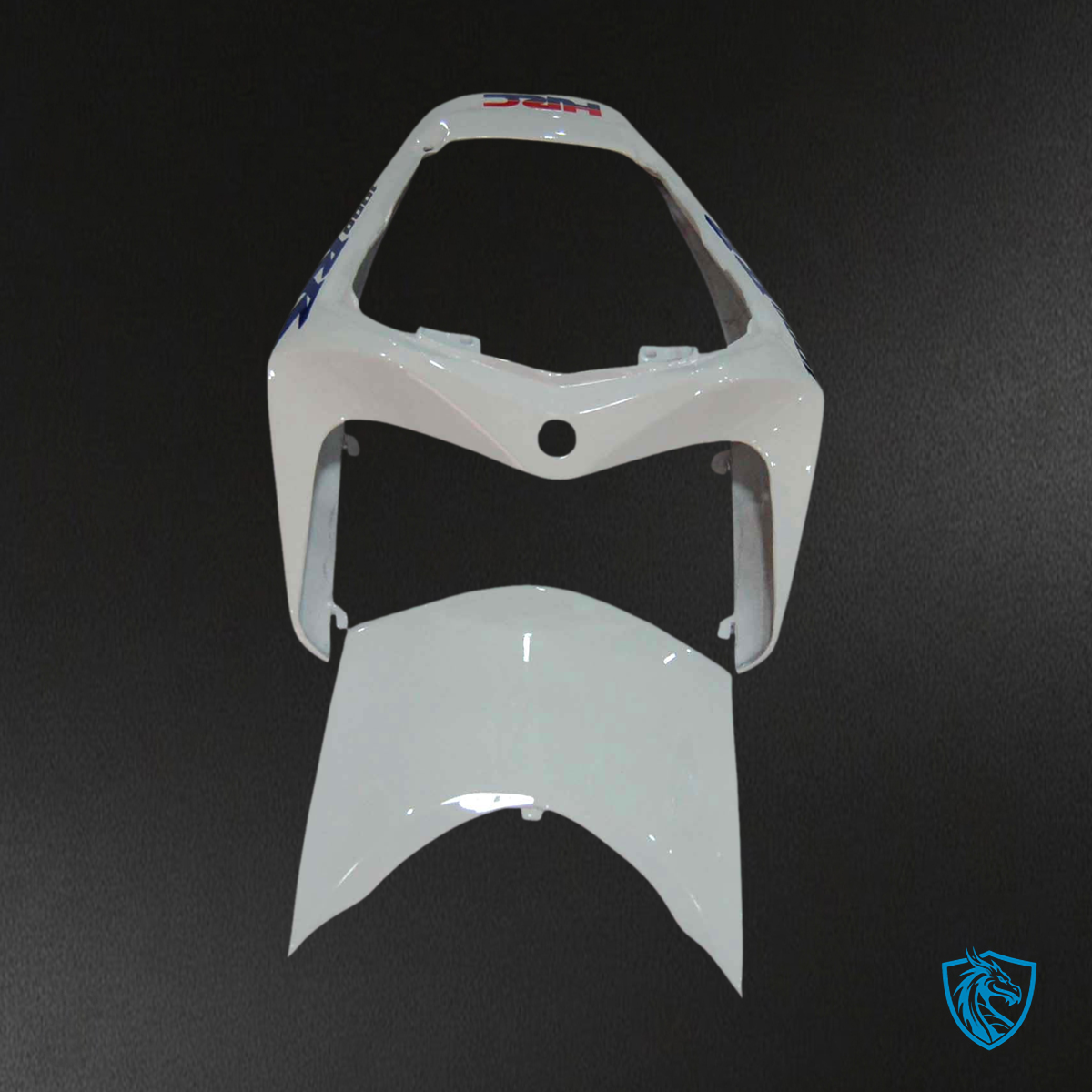 Honda CBR1000RR (2008-2011) White, Blue & Black Flame - MERGEment Motorcycle Fairings Kit