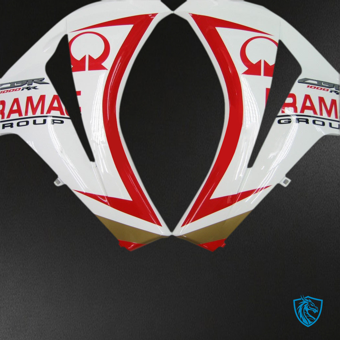 Honda CBR1000RR (2008-2011) White & Red Pramac Racing Generic - Custom ABS Fairing Kit