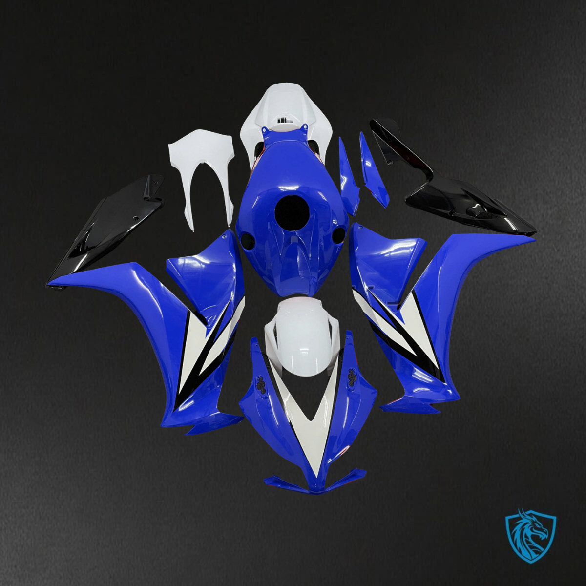 Honda CBR1000RR (2012-2016) Blue & White ABS Bodywork - Fairings Kit