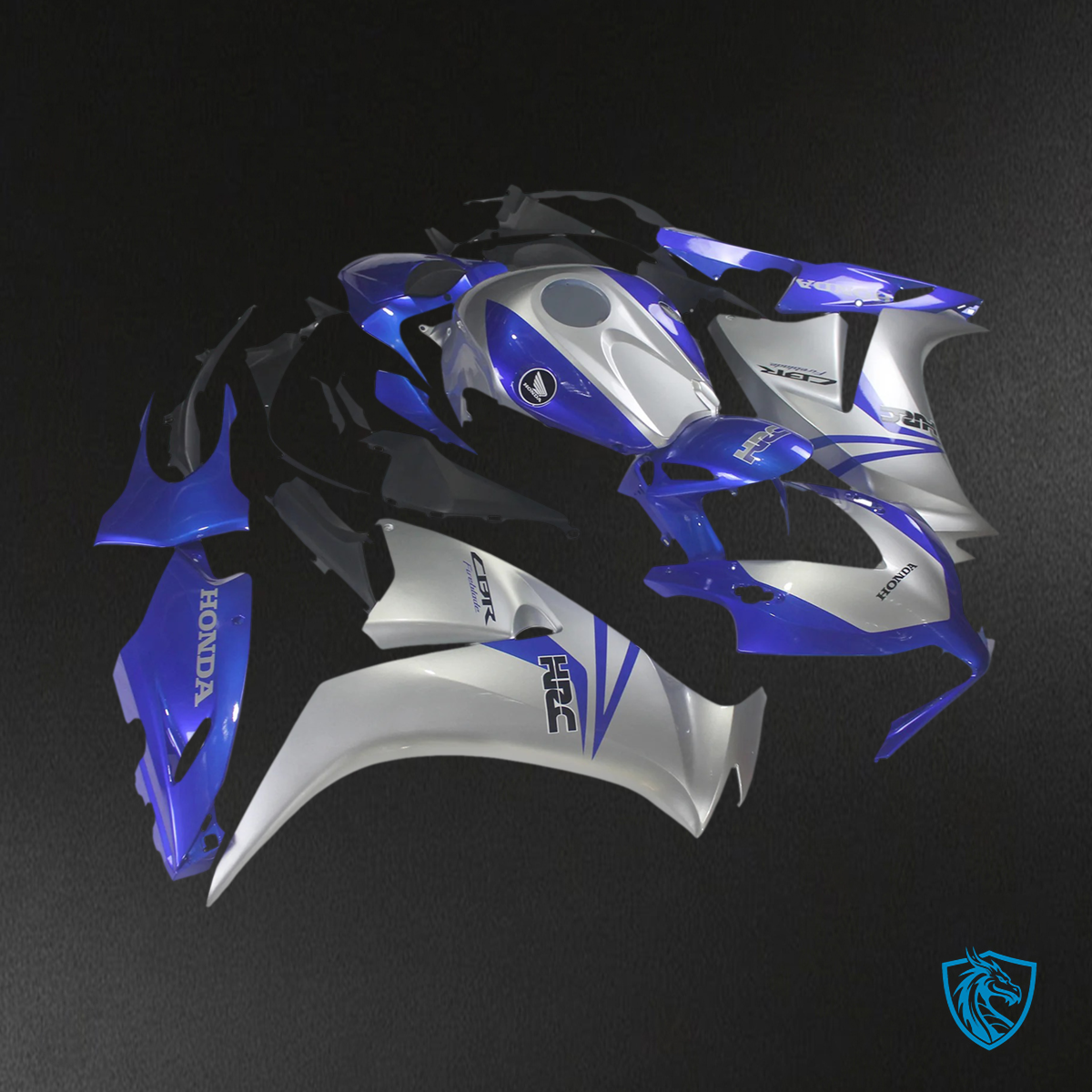 Honda CBR1000RR (2012-2016) Blue & White Style1 - Fairing Kit