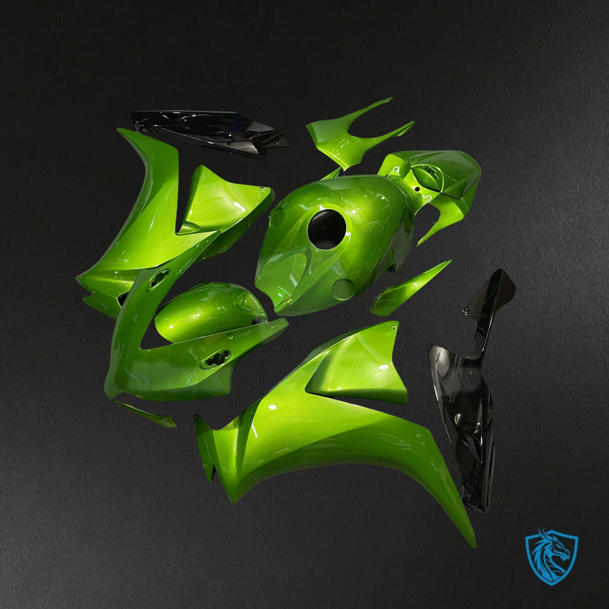 Honda CBR1000RR (2012-2016) Dark Green - Custom ABS Fairing Kit