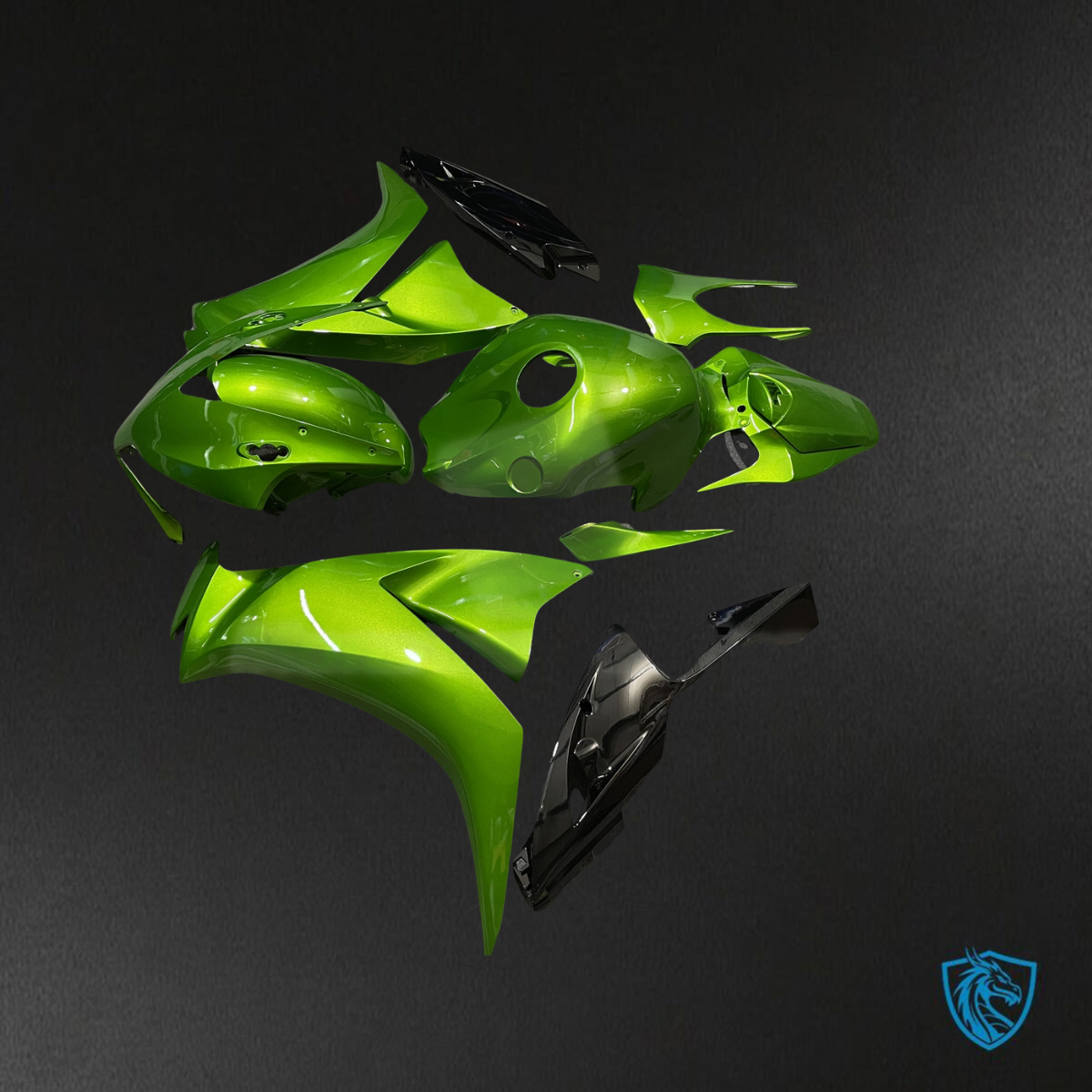 Honda CBR1000RR (2012-2016) Dark Green - Custom ABS Fairing Kit