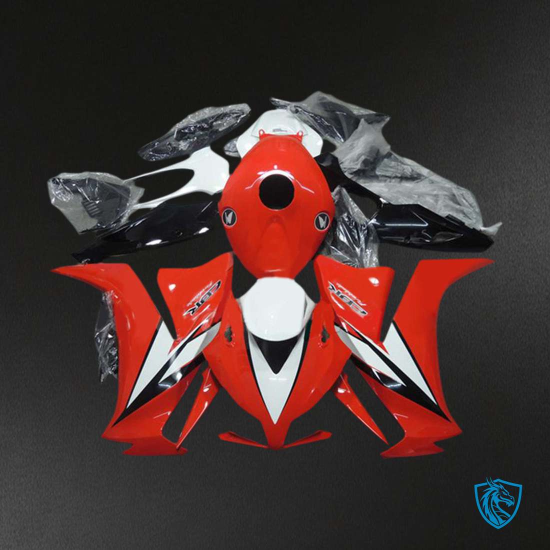 Honda CBR1000RR (2012-2016) Red & White Fairing Kit - Aftermarket ABS Bodywork