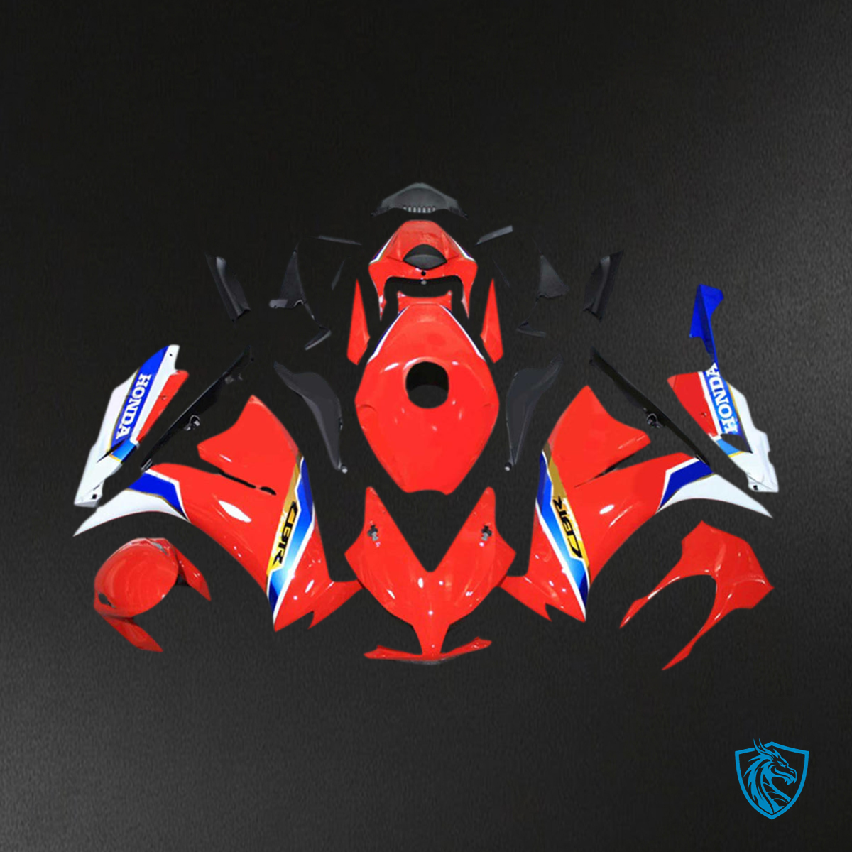 Honda CBR1000RR (2012-2016) Red, White & Blue - MERGEment Motorcycle Fairings Kit