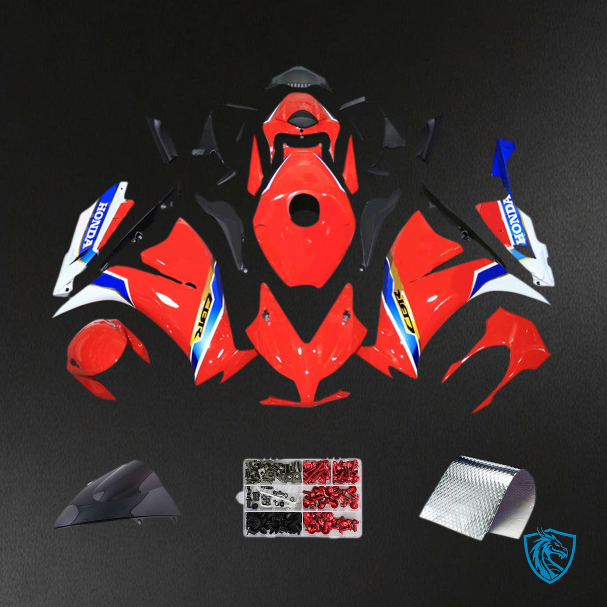 Honda CBR1000RR (2012-2016) Red, White & Blue - MERGEment Motorcycle Fairings Kit