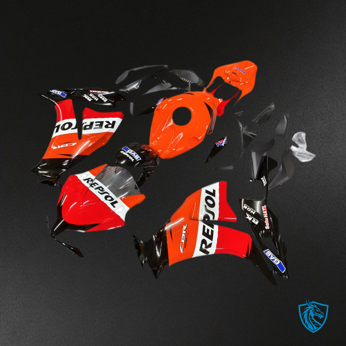 Honda CBR1000RR (2012-2016) Red & Black - MERGEment Motorcycle Fairings Kit