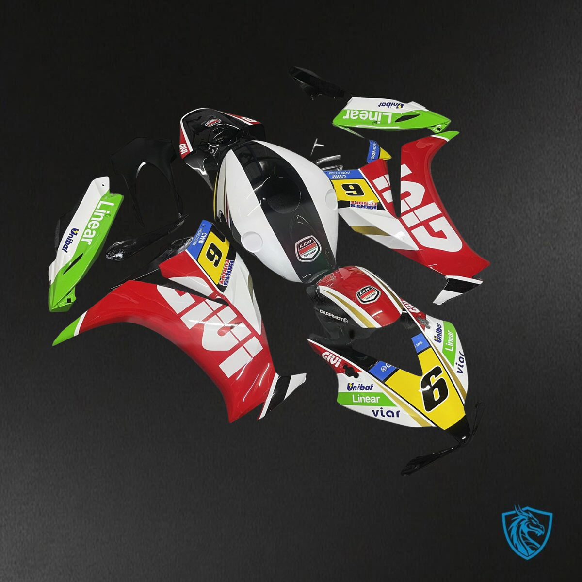 Honda CBR1000RR (2012-2016) MultiColor 6 Givi - Replacement Motorcycle Fairings Kit